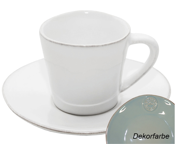 Costa Nova türkis Teeober- mit Untertasse 0,19 L