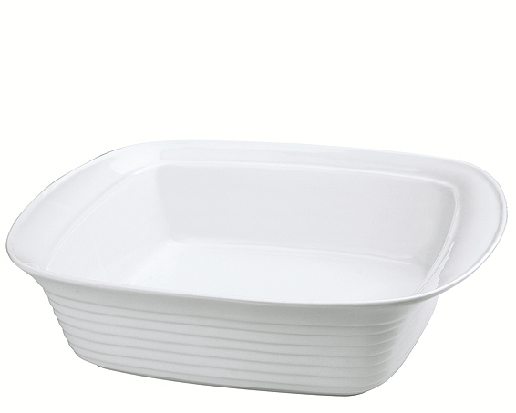 Küchenprofi Burgund Lasagneform weiß rechteckig 33 x 25 cm