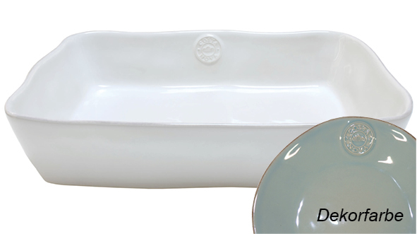 Costa Nova türkis Auflaufform rechteckig 35 cm