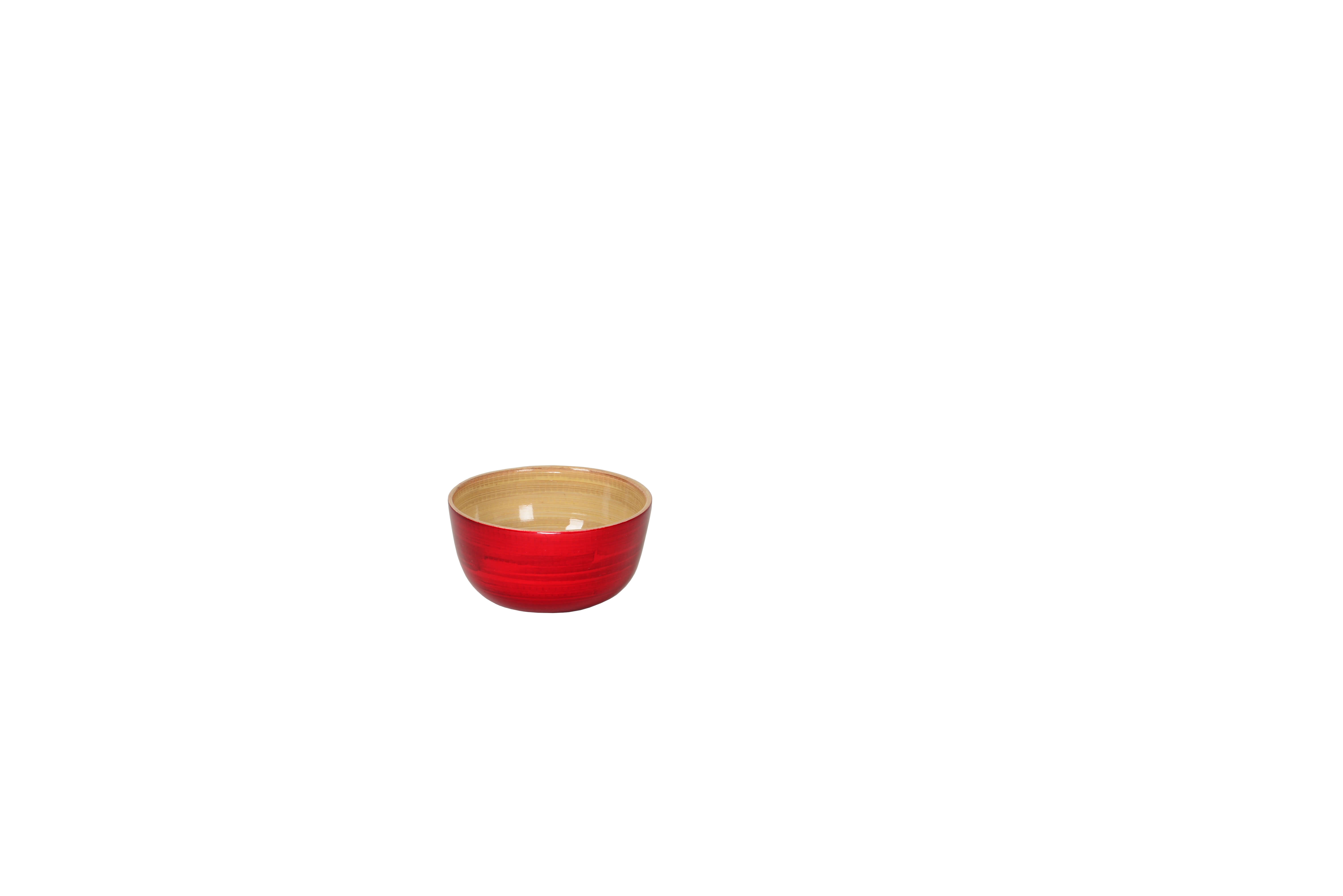 albert L. Bambus-Schüssel 15 x 10 cm rot