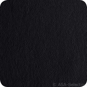 ASA Glasuntersetzer in Lederoptik 4er Set 10 x 10 cm schwarz