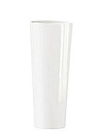ASA Living Vase Mono weiß glänzend 27,5 cm