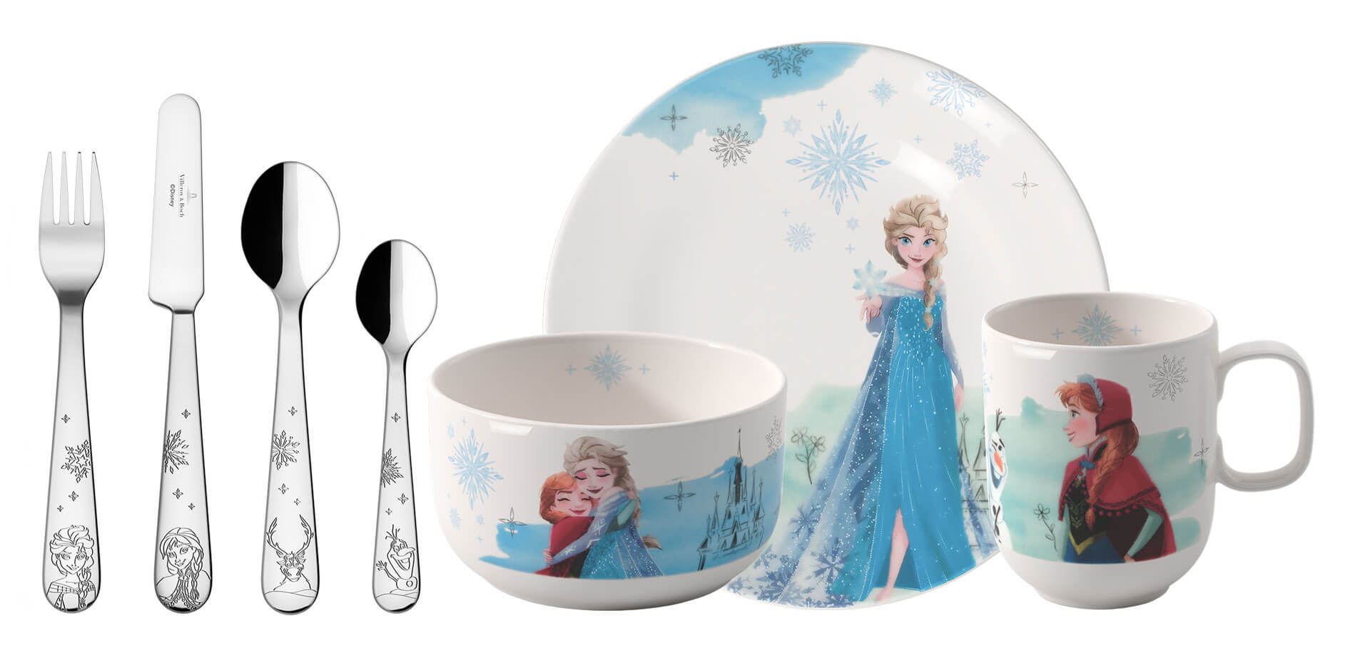 V&B Disney Frozen Kindergeschirr Set 7tlg.