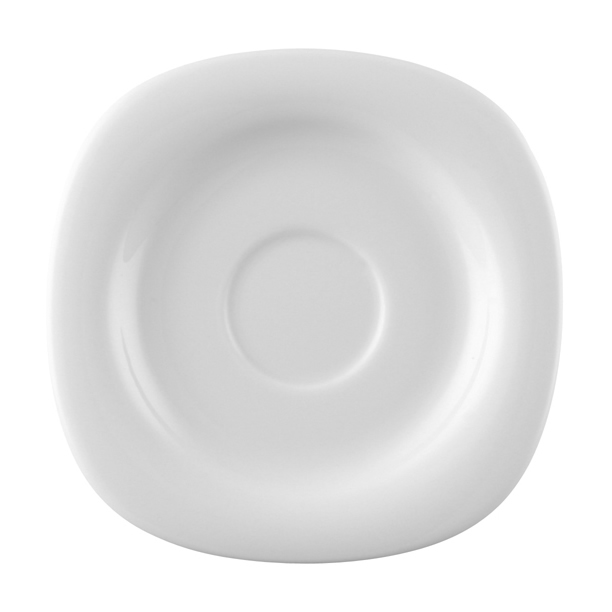 Rosenthal Suomi weiß Espr./Mokka Untertasse 13,5 cm