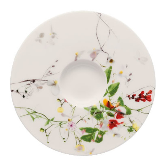 Rosenthal Brillance Fleurs Sauvages Espresso-Untertasse 12 cm