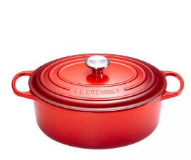 Le Creuset Bräter oval 31 cm kirschrot