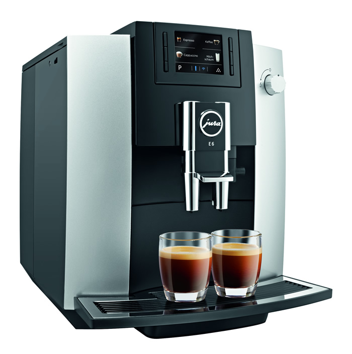 Jura E6 Kaffeevollautomat platin