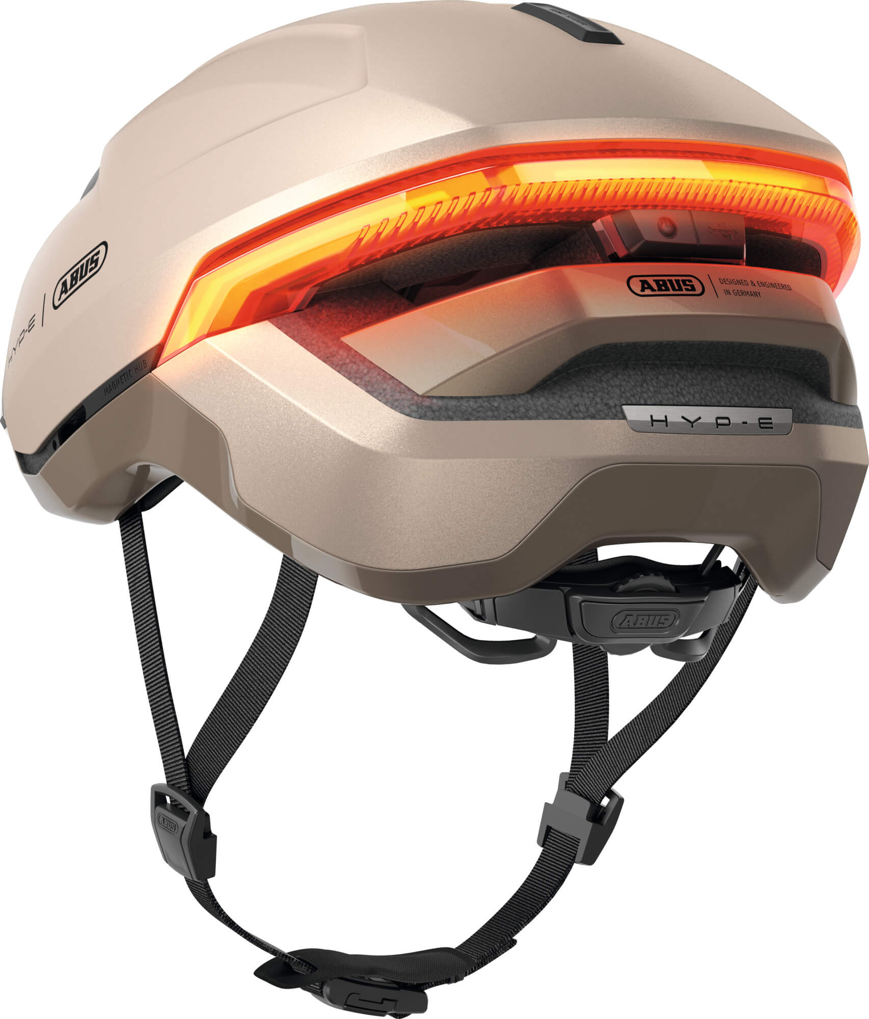 ABUS fahrradhelm HYP-E 51-55 cm  champagne gold