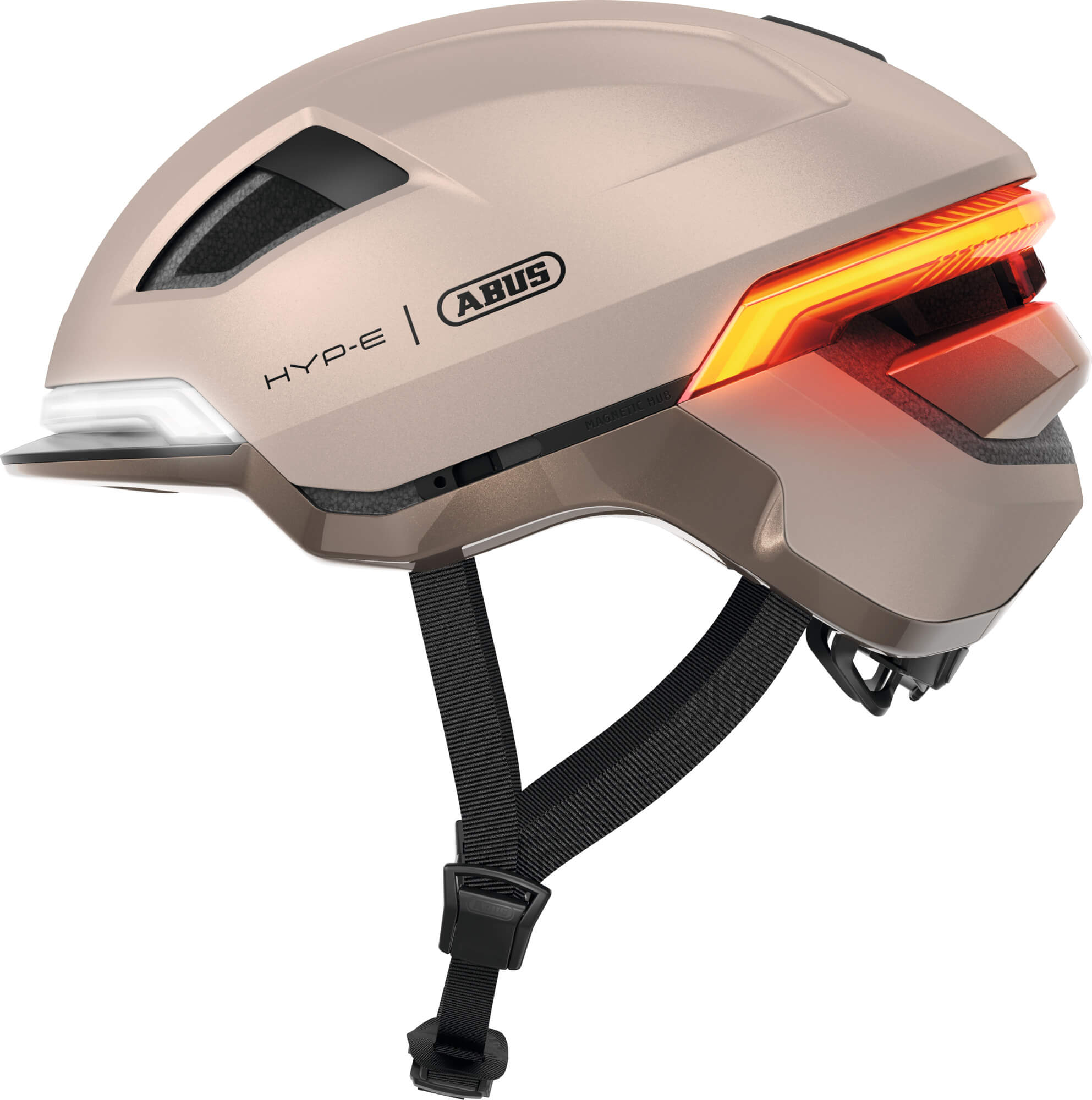 ABUS fahrradhelm HYP-E 51-55 cm  champagne gold
