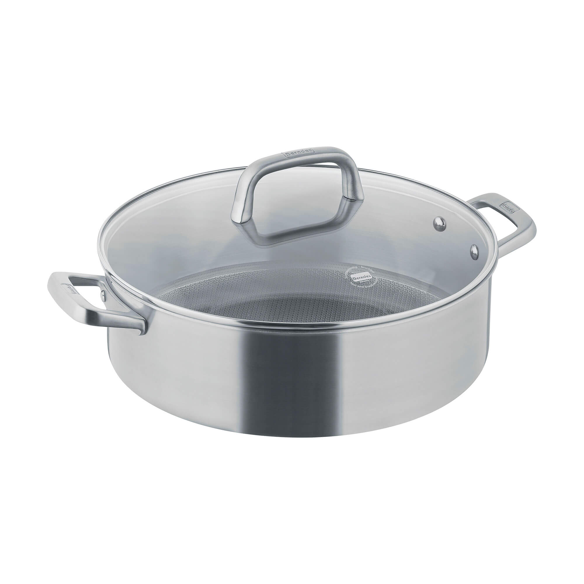 Berndes Servierpfanne mit Glasdeckel  32 cm, poliert