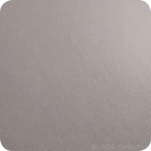 ASA Glasuntersetzer in Lederoptik 4er Set 10 x 10 cm cement