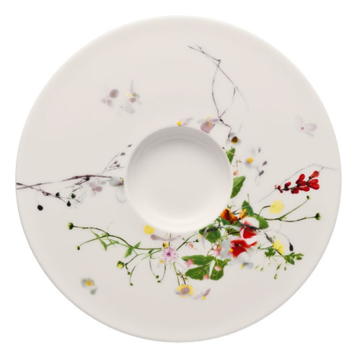 Rosenthal Brillance Fleurs Sauvages Tee-/Cappuccino Untertasse 16 cm
