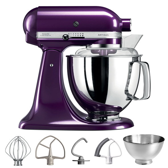 KitchenAid Artisan 5KSM175PSEPB Küchenmaschine pflaume