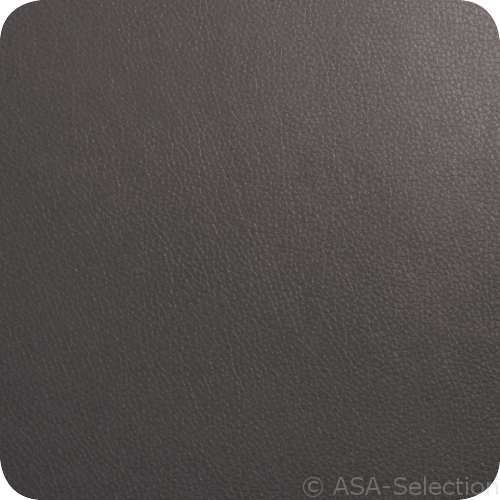 ASA Glasuntersetzer in Lederoptik 4er Set 10 x 10 cm basalt