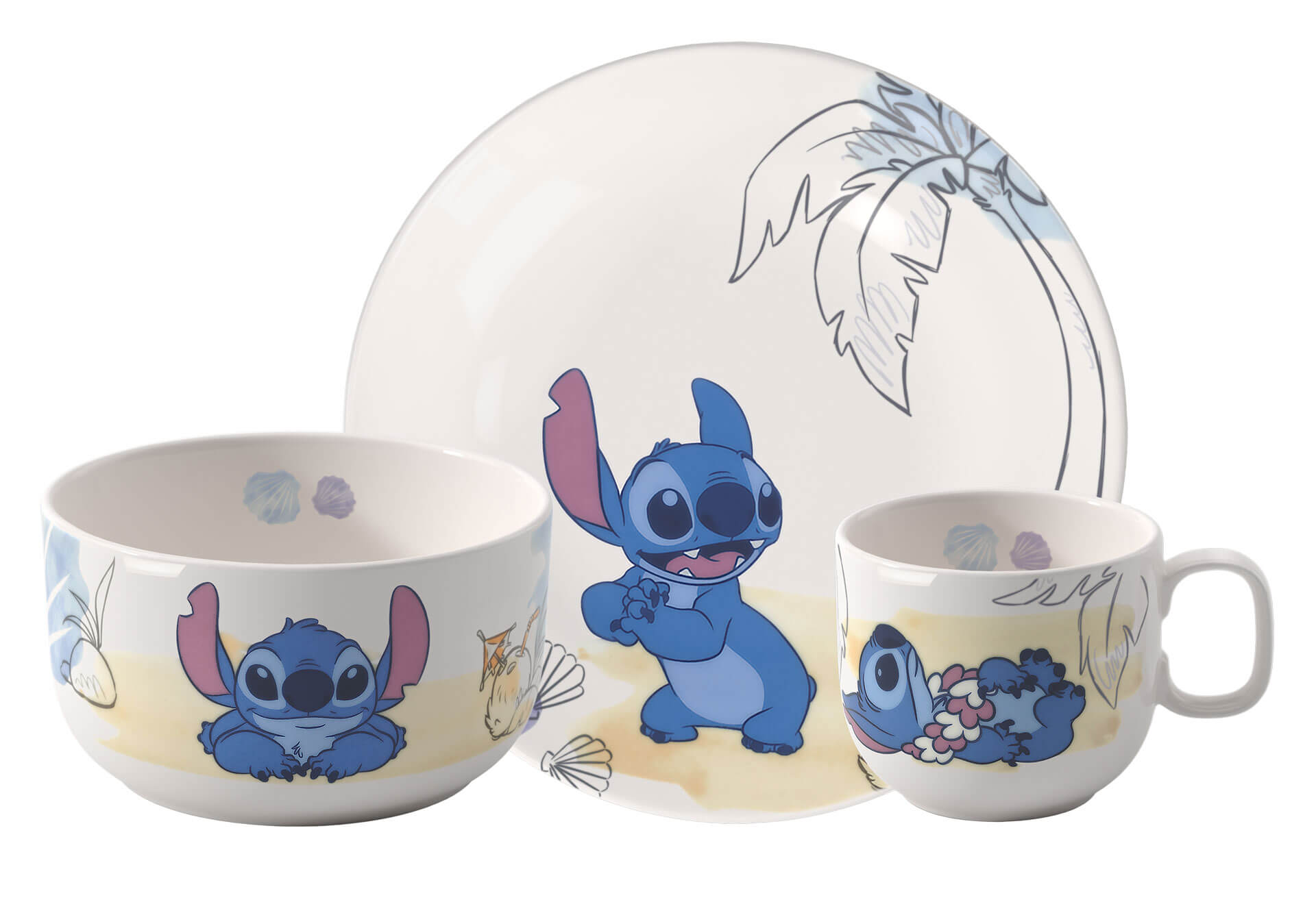 V&B Disney Stitch Kindergeschirr Set 3tlg.