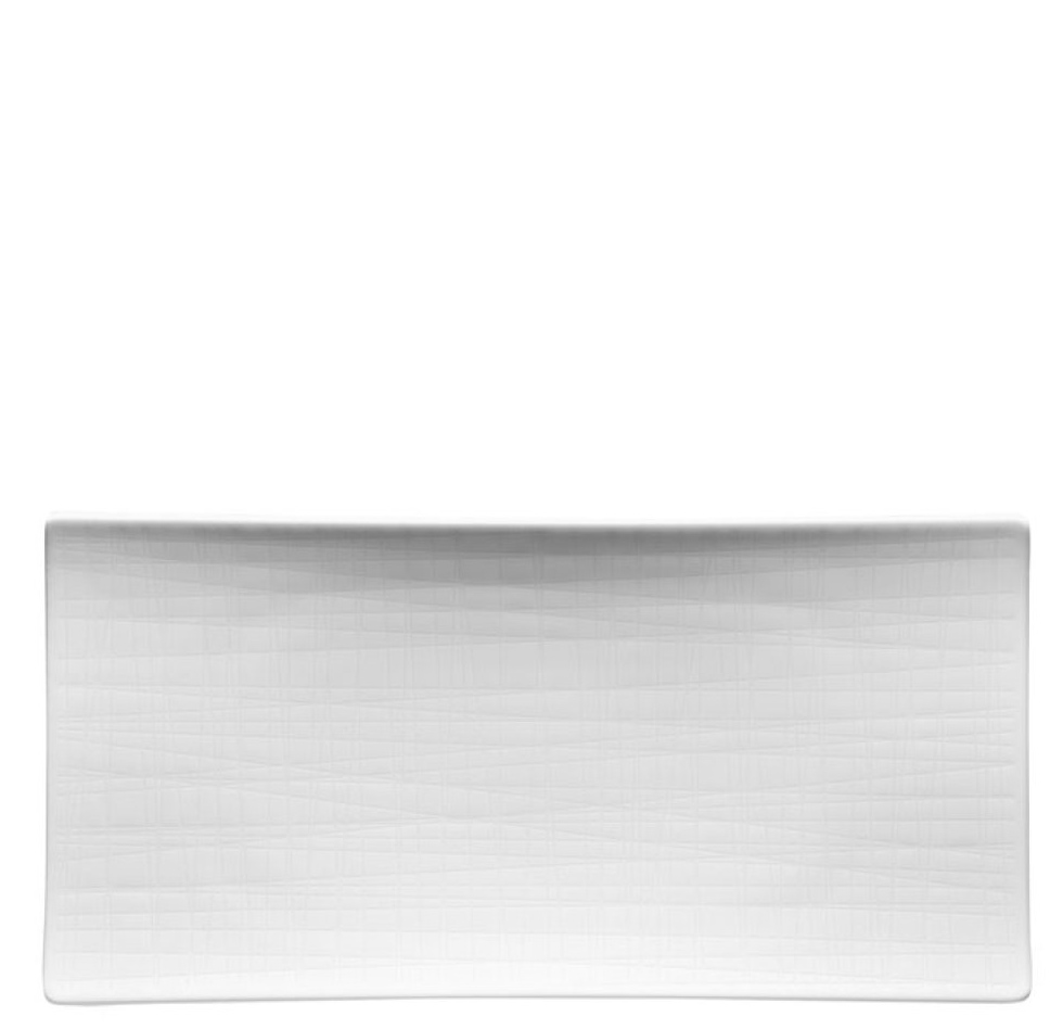 Rosenthal Mesh weiß Platte flach 26 x 13 cm