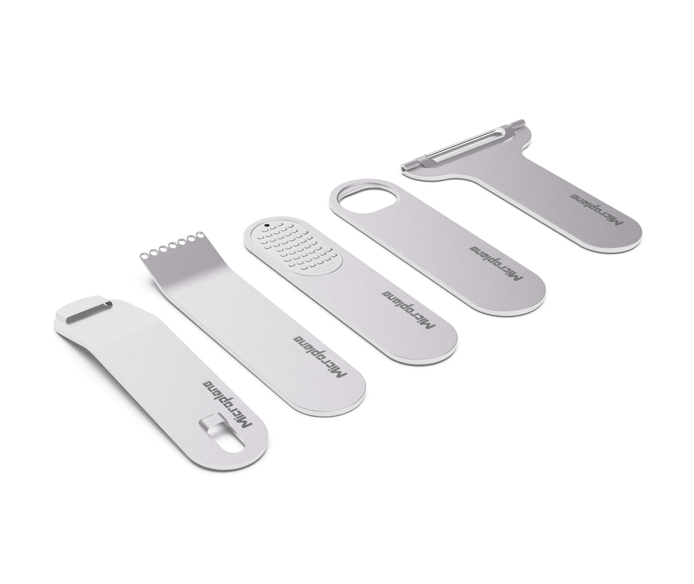 Microplane Barwerkzeug-Set, Style Line, Walnuss