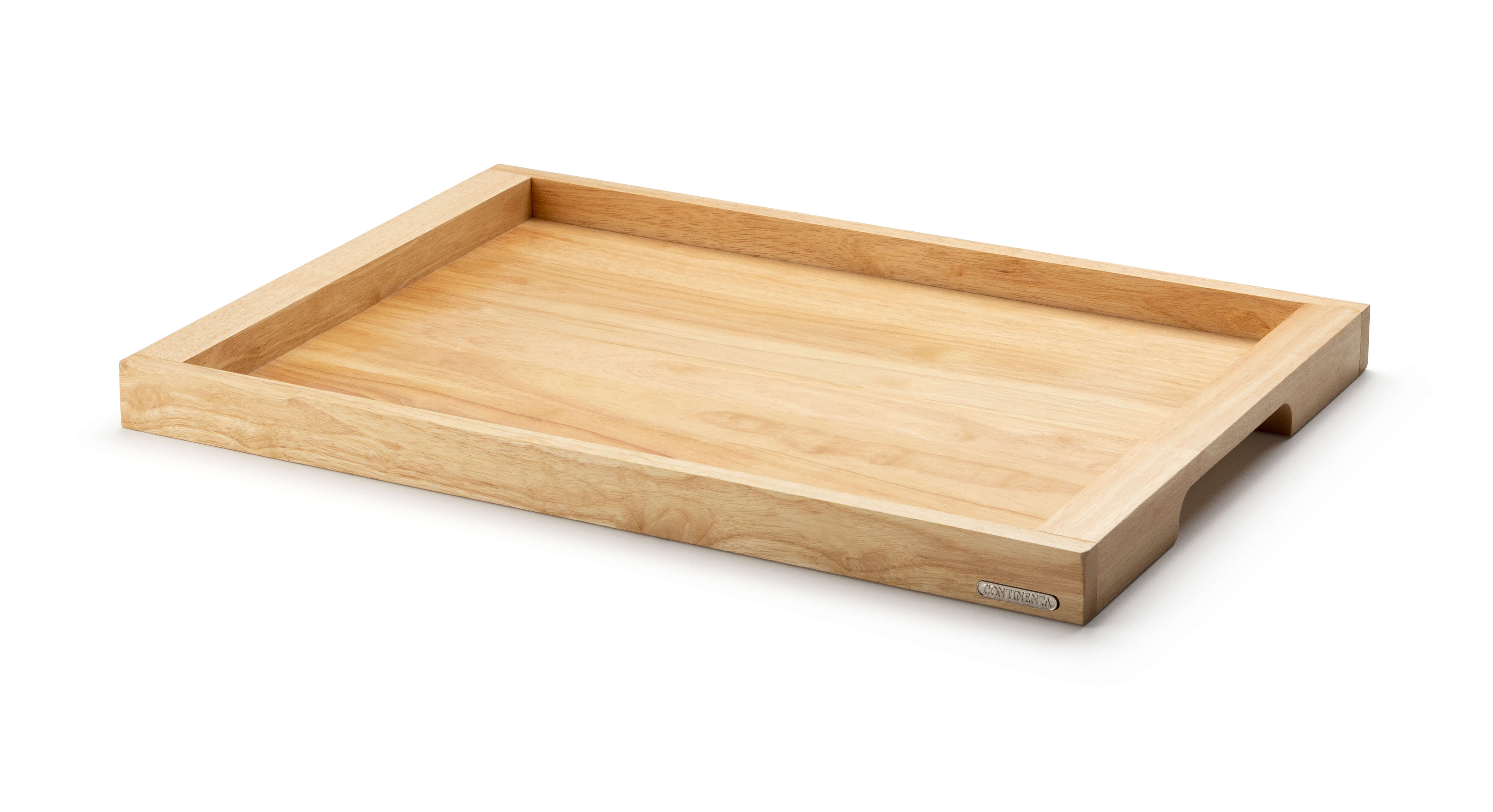 Continenta Tablett, Gummibaum 59x40x4 cm