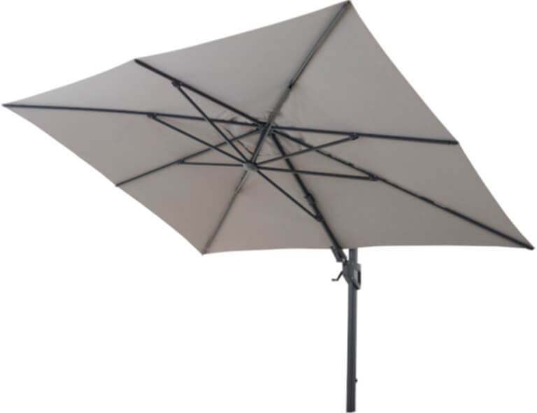 Siena Garden Ampelschirm Pino N+ 350 x 260cm taupe meliert