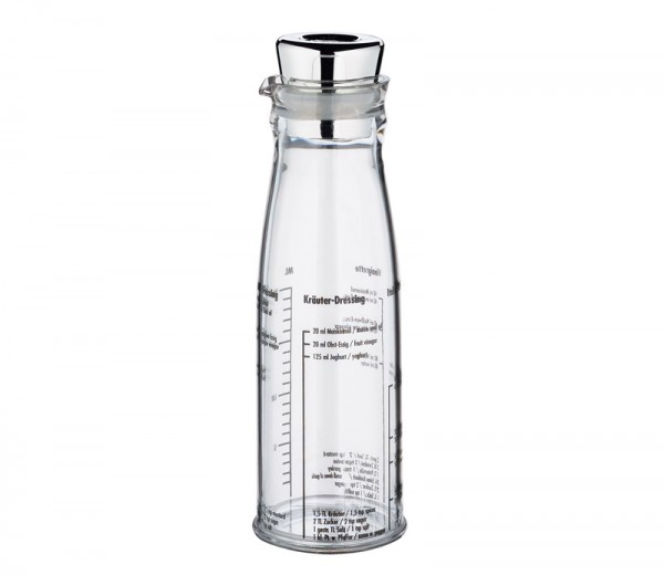 Küchenprofi Dressing Shaker mit Rezepten 0,25 L