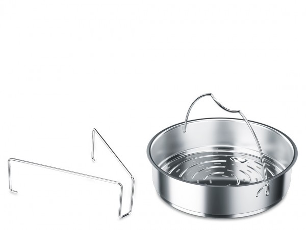 Fissler vitavit® Schnellkochtopf-Zubehör Einsatz gelocht inkl. Dreibein 22 cm