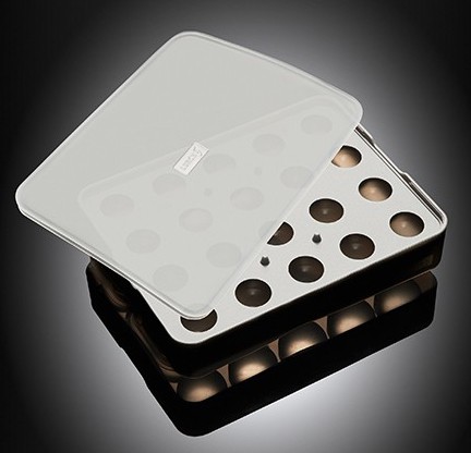 Lurch Flexiform Ice Former Kugel Ø 3 cm schwarz transparent