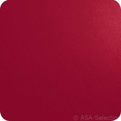 ASA Glasuntersetzer in Lederoptik 4er Set 10 x 10 cm magnolie