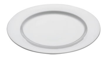 M&W White Basics Round Teller 30,0 cm Fahne