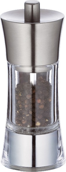 Zassenhaus Aachen Pfeffermühle Acryl/Edelstahl 14 cm