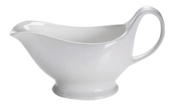 M&W White Basics Round Sauciere 0,40 L