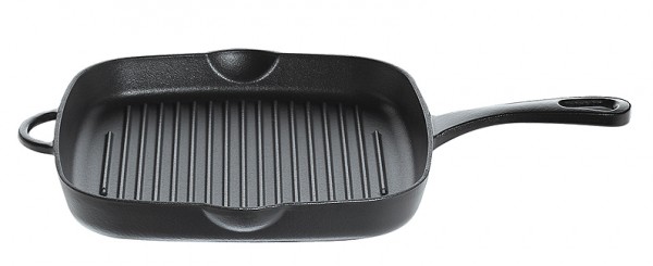 Küchenprofi Provence Grillpfanne hoch quadratisch 28 x 28 cm schwarz