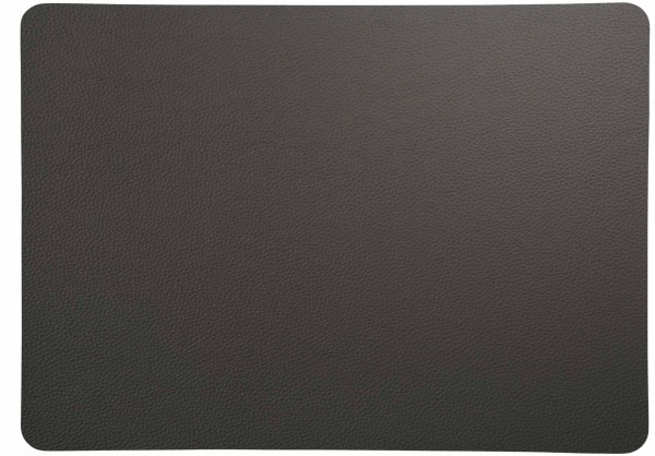 ASA Tischset 33 x 46 cm Lederoptik rough graphit