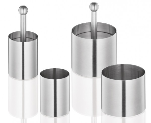 Küchenprofi Dessert- und Speisenringe Set 6-teilig