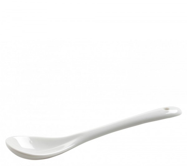 M&W White Basics Accessoires Teelöffel Porzellan 12,5 cm