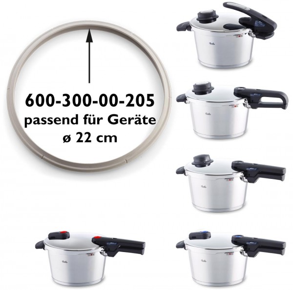 Fissler Dichtungsring 22 cm für Schnellkochtöpfe Ab 2010