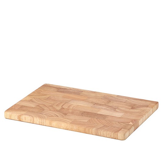 Continenta Schneidebrett Gummibaum Stirnholz 30,0 x 21,0 cm