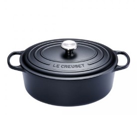 Le Creuset Bräter oval 31 cm schwarz